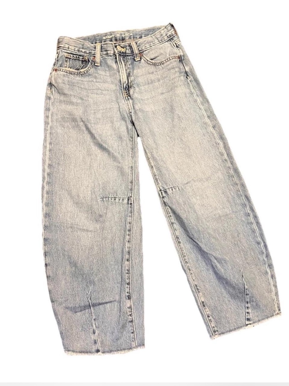 Old Navy Girls Wide Leg Barrel Leg Jeans